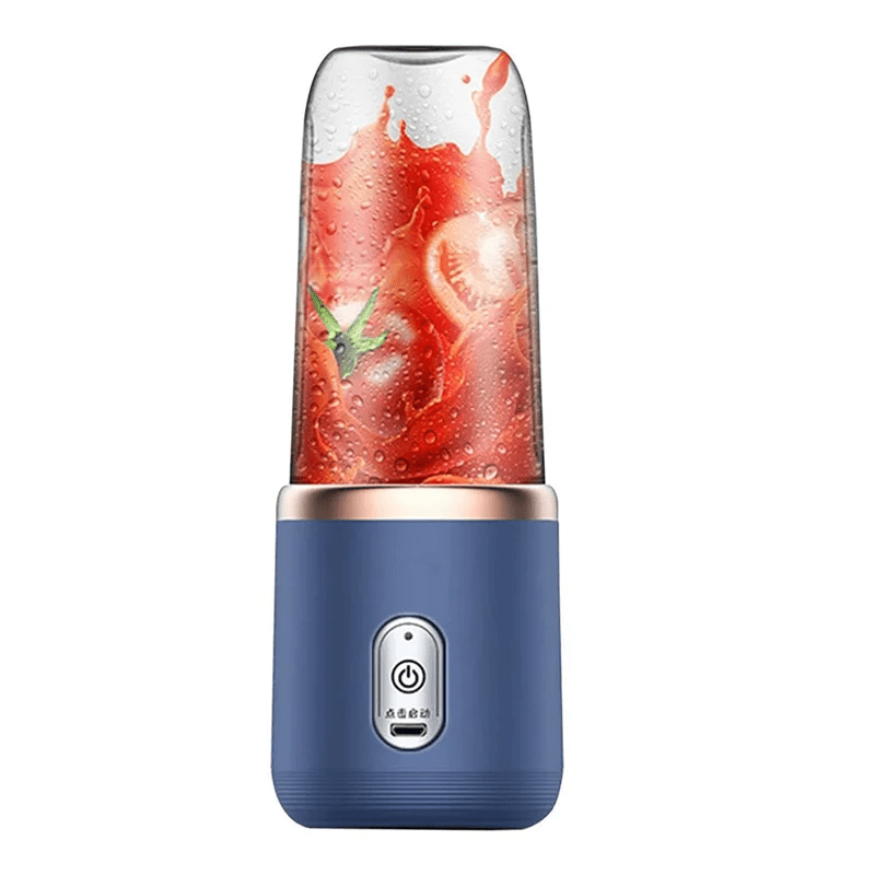 MAKE-Fruit Juicer For Shakes And Fruit Juicer USB Rechargeable Handheld Blenders With 6 Sharp Blades Easy To Clean