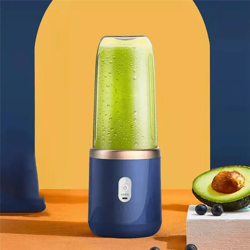 MAKE-Fruit Juicer For Shakes And Fruit Juicer USB Rechargeable Handheld Blenders With 6 Sharp Blades Easy To Clean